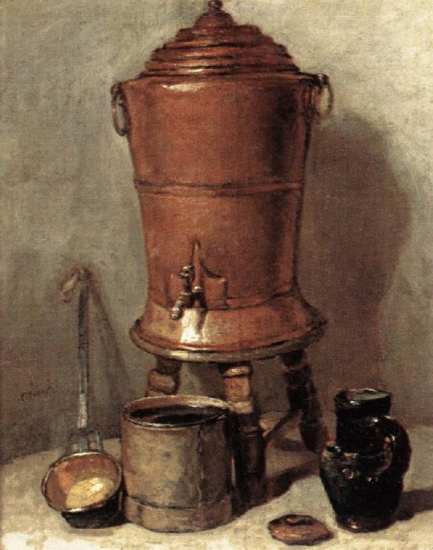 jean-Baptiste-Simeon Chardin The Copper Drinking Fountain